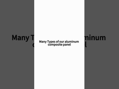 অ্যালুমিনিয়াম ভিনিয়ার রঙ এবং কেস