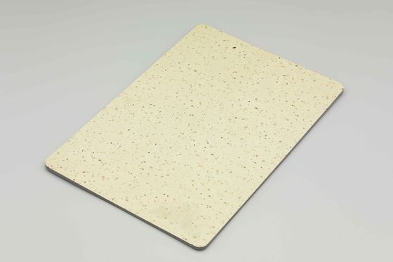 1M - 1.75M Brown Anti Scratch Marble Acp Wall Panel Decoration Aluminium Composite Panel