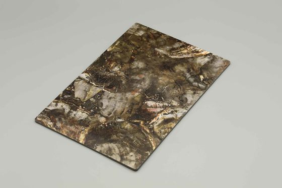 অ্যান্টি স্ক্র্যাচ পিভিডিএফ টেরাজো বিজ্ঞাপন মার্বেল এসিপি অ্যালুমিনিয়াম কম্পোজিট প্যানেল তৈরির জন্য বাইরের দেয়াল এবং অভ্যন্তরীণ ক্ল্যাডিং ওয়াল প্যানেলিংয়ের জন্য