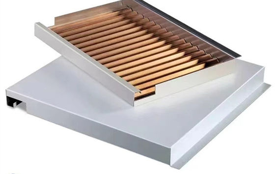 4x8 Pvdf অ্যালুমিনিয়াম ছিদ্রযুক্ত অ্যালুমিনিয়াম সিলিং প্যানেল, বাইরের এবং ভিতরের দেয়াল ও সিলিং ক্ল্যাডিংয়ের জন্য