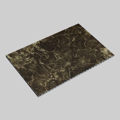 অগ্নিরোধী অ্যালুমিনিয়াম মধুচক্র কম্পোজিট প্যানেল সাদা কালো রেখা Acp নির্মাণ