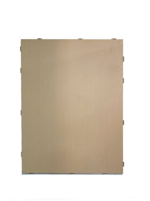 সম্মুখ দেয়ালের স্থায়িত্ব এবং আবহাওয়া প্রতিরোধের সমতল মসৃণতার জন্য ফ্লুরোকার্বন প্রলিপ্ত কাঠের অ্যালুমিনিয়াম প্যানেল